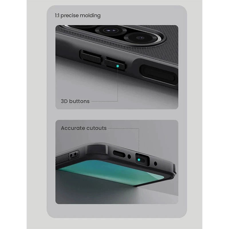 کاور نیلکین مدل Super Frosted Shield Pro مناسب برای گوشی موبایل سامسونگ Galaxy A56/A37/A36
