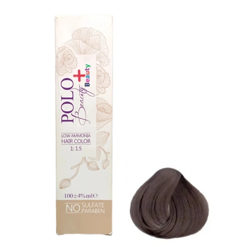 رنگ مو پلو بیوتی شماره 6.1 مدل پلاس بیوتی حجم 100میلی لیتر رنگ بلوند دودی تیره 