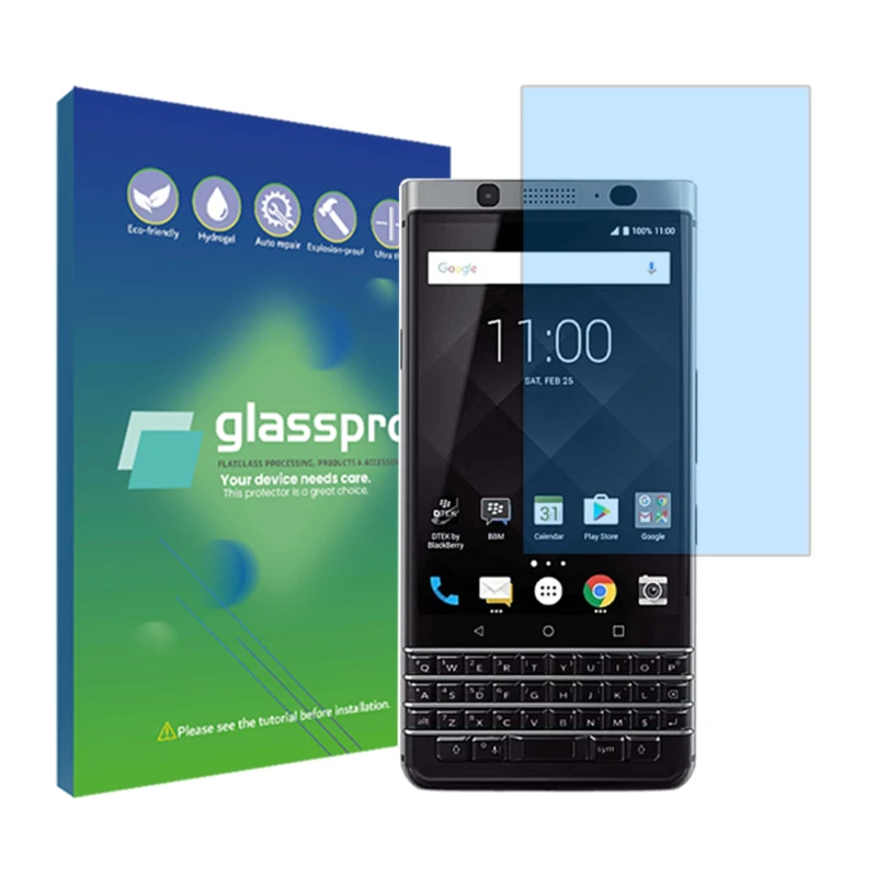 محافظ صفحه نمایش ضد اشعه آبی گلس پرو مدل Resistant مناسب برای گوشی موبایل بلک بری Keyone