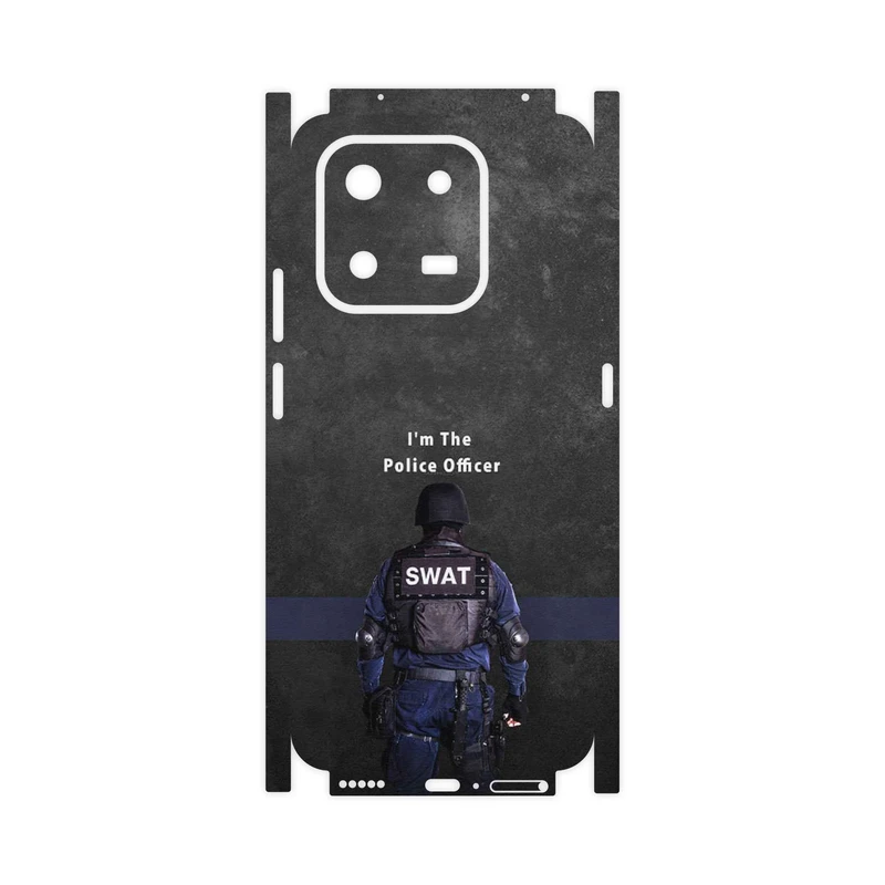 برچسب پوششی ماهوت مدل Police Officer-FullSkin مناسب برای گوشی موبایل آنر X7d 4G