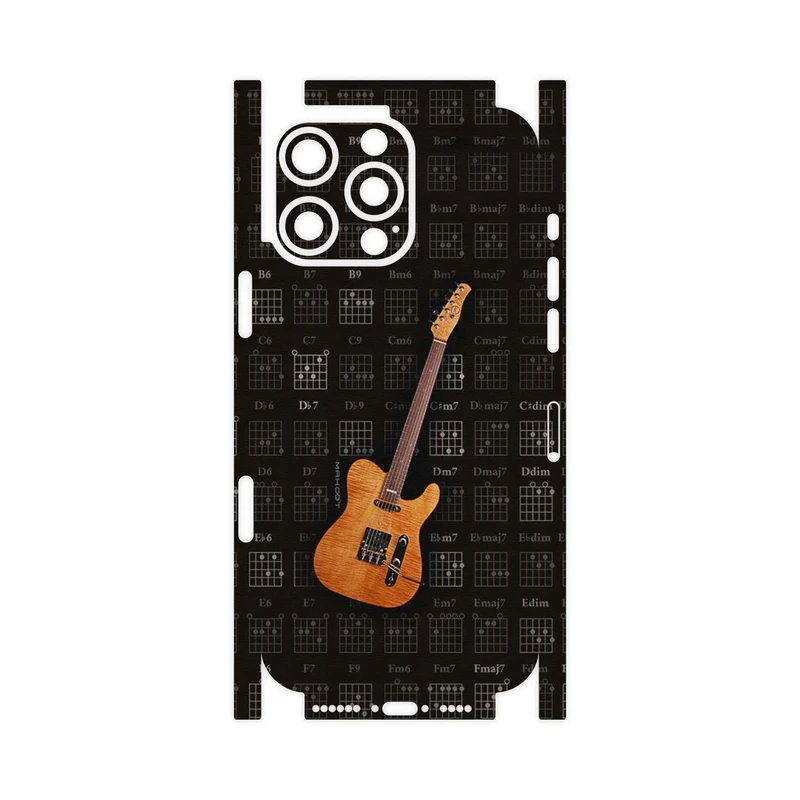برچسب پوششی ماهوت مدل Guitar_Instrument-FullSkin مناسب برای گوشی موبایل اپل iPhone 16 Pro Max