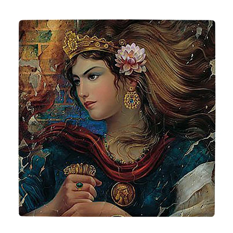  زیر لیوانی  طرح بانوی پارسی کد    5978808_4835