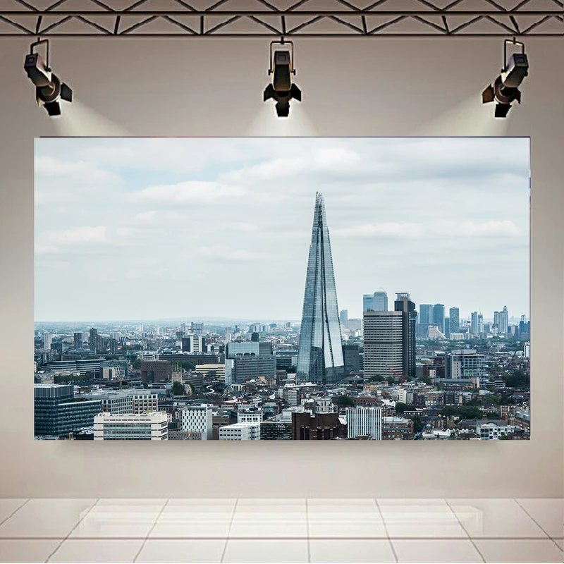 پوستر مدل بک لایت طرح معماری مدرن نمای شهری کد ARY108