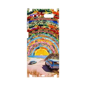 MAHOOT Collage of Orange Sky-FullSkin Cover Sticker for Samsung Galaxy Z Flip