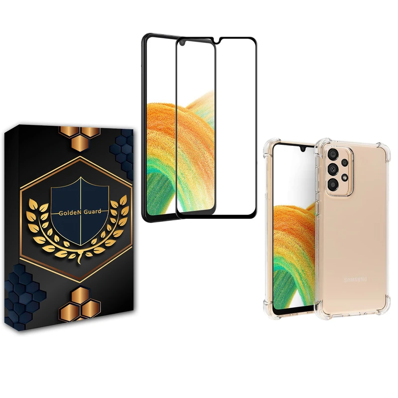 کاور گلدن گارد مدل کپسولی مناسب برای گوشی موبایل سامسونگ GALAXY A23/A23 5Gبه همراه محافظ صفحه نمایش
