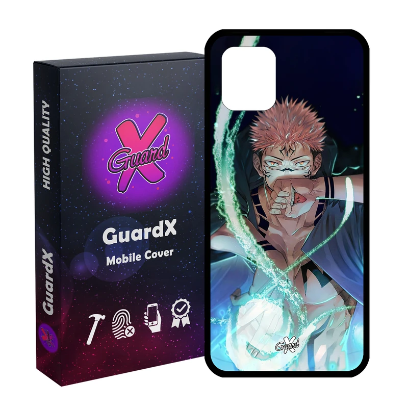 کاور گارد ایکس طرح Sukuna Anime مدل Glass10571 مناسب برای گوشی موبایل سامسونگ Galaxy Note 10 Lite / A81