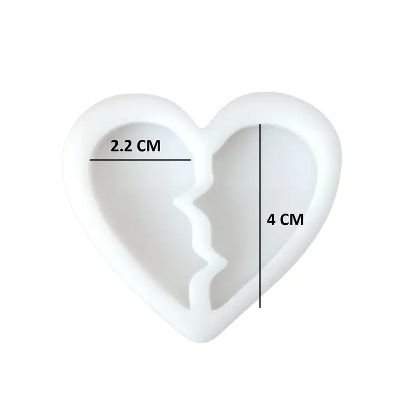 قالب رزین مدل قلب طرح عشق کد GS1