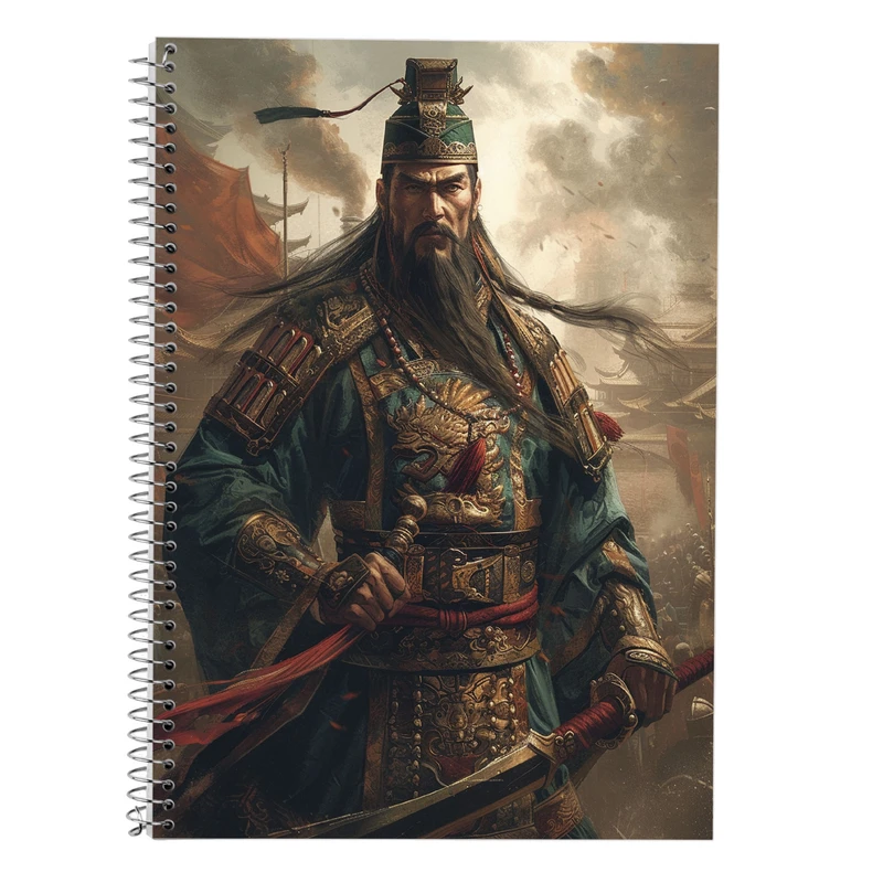 دفتر زبان 50 برگ مدوپد مدل دو خط طرح حیوانات جنگجو کد DF14910