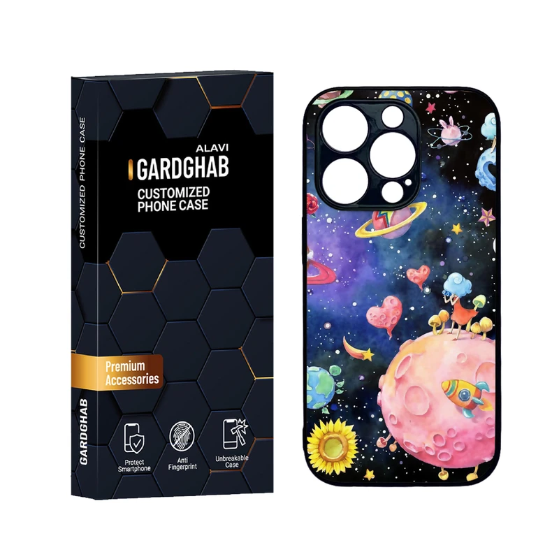 کاور گارد قاب علوی مدل دورژله ای فانتزی مناسب برای گوشی موبایل اپل iPhone 14 Pro Max