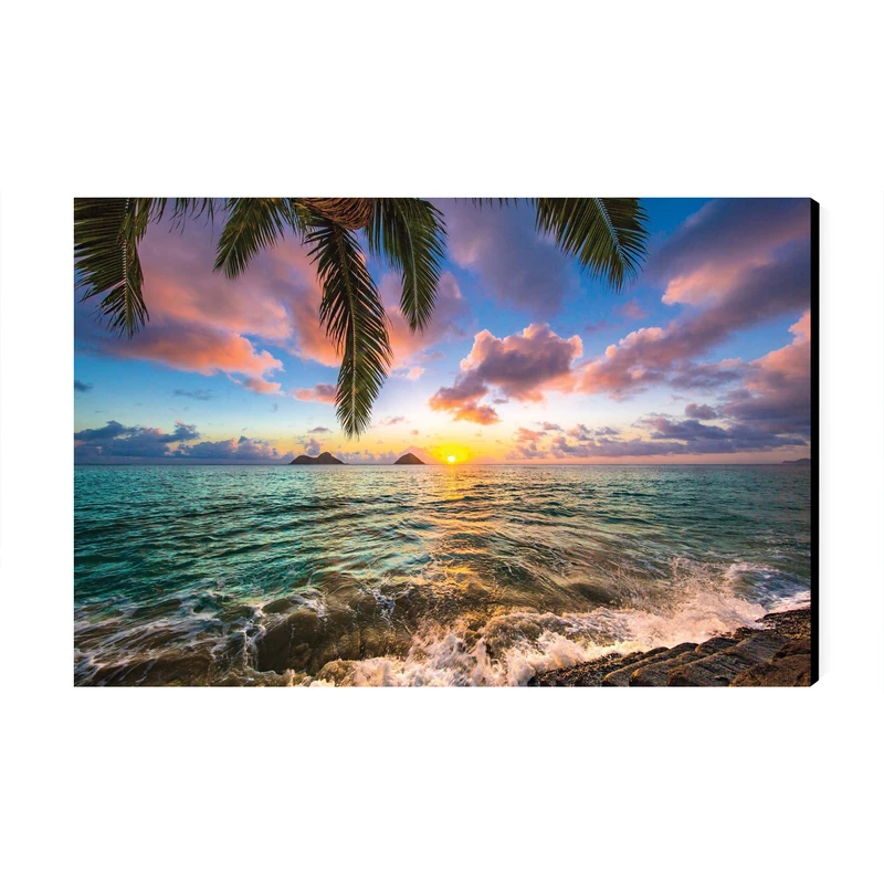 تابلو شاسی عرش مدل فانتزی منظره طبیعت ساحل کد As4041