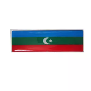 برچسب بدنه خودرو طرح پرچم آذربایجان کد AL88