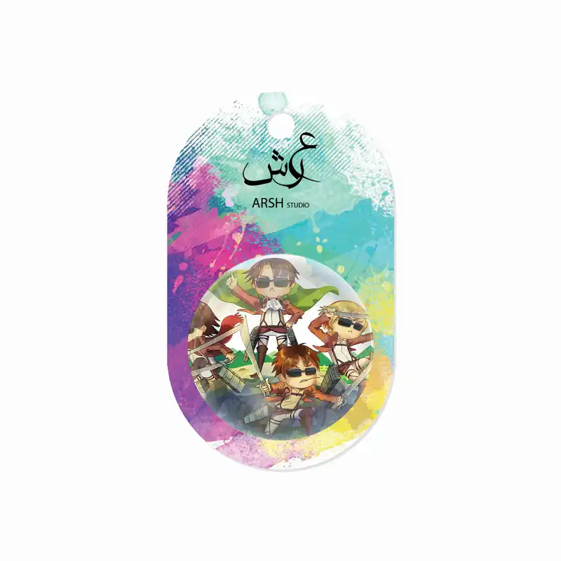 مگنت عرش طرح اتک آن تایتان کد Asm123