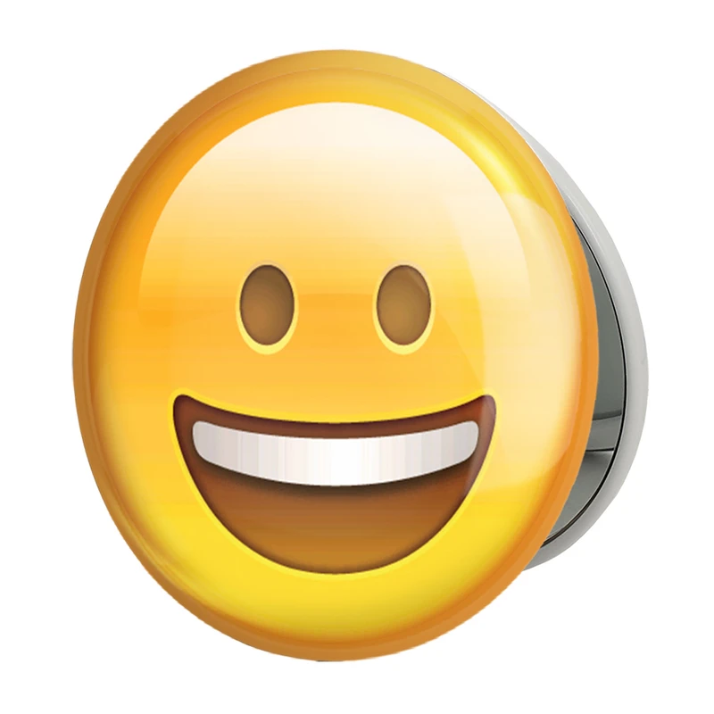 آینه جیبی خندالو طرح ایموجی مدل تاشو کد 24686 