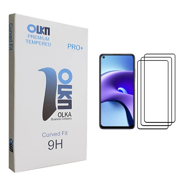 محافظ صفحه نمایش الکا مدل +PRO مناسب برای گوشی موبایل شیائومی Redmi Note 9T بسته سه عددی