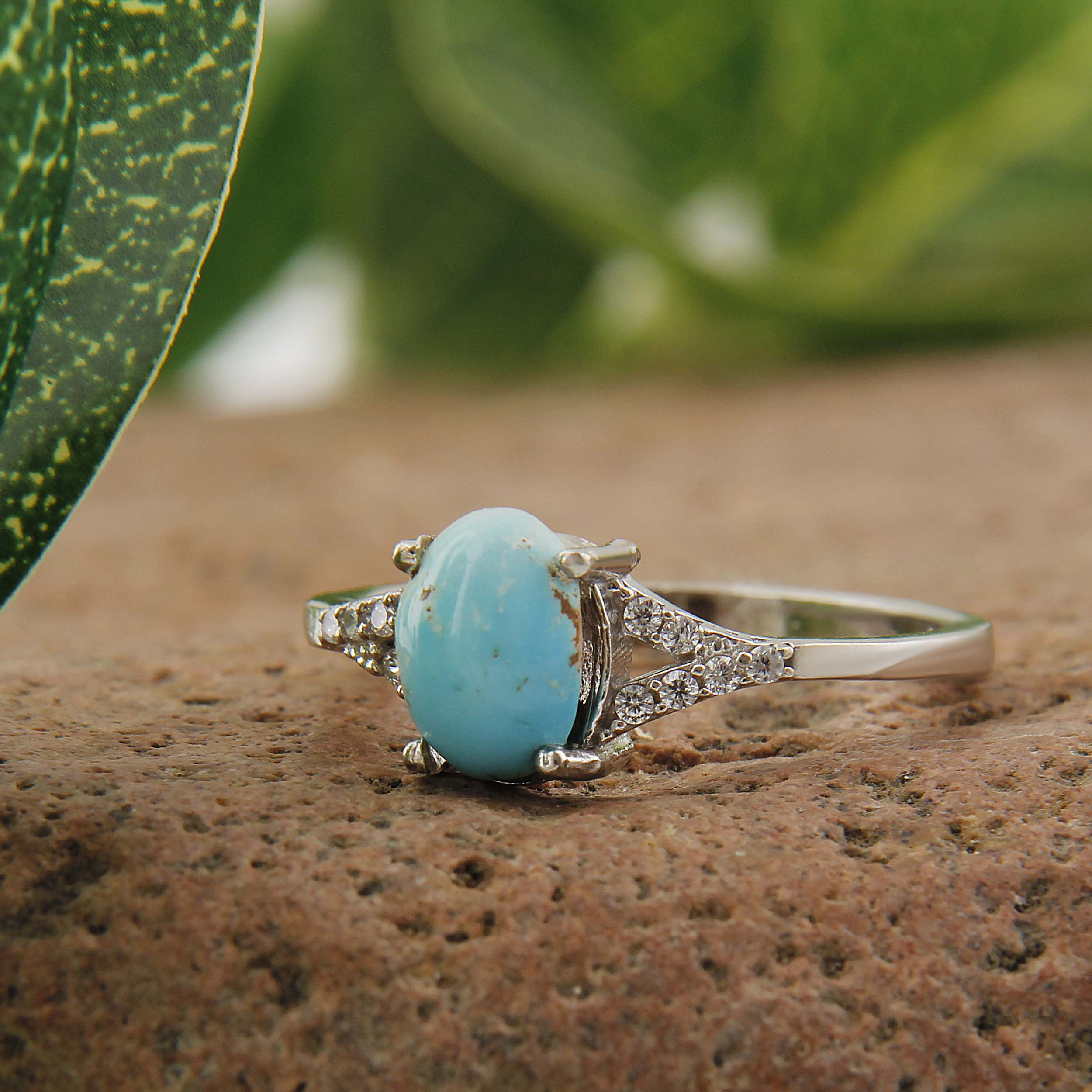 انگشتر نقره زنانه مدل بازرگانی میلادی سنگ فیروزه طبیعی نیشابور نگین برلیان بدون ریزش ابکاری رادیوم کد AWR_1589 انگشتر نقره زنانه مدل بازرگانی میلادی سنگ فیروزه طبیعی نیشابور نگین برلیان بدون ریزش ابکاری رادیوم کد AWR_1589