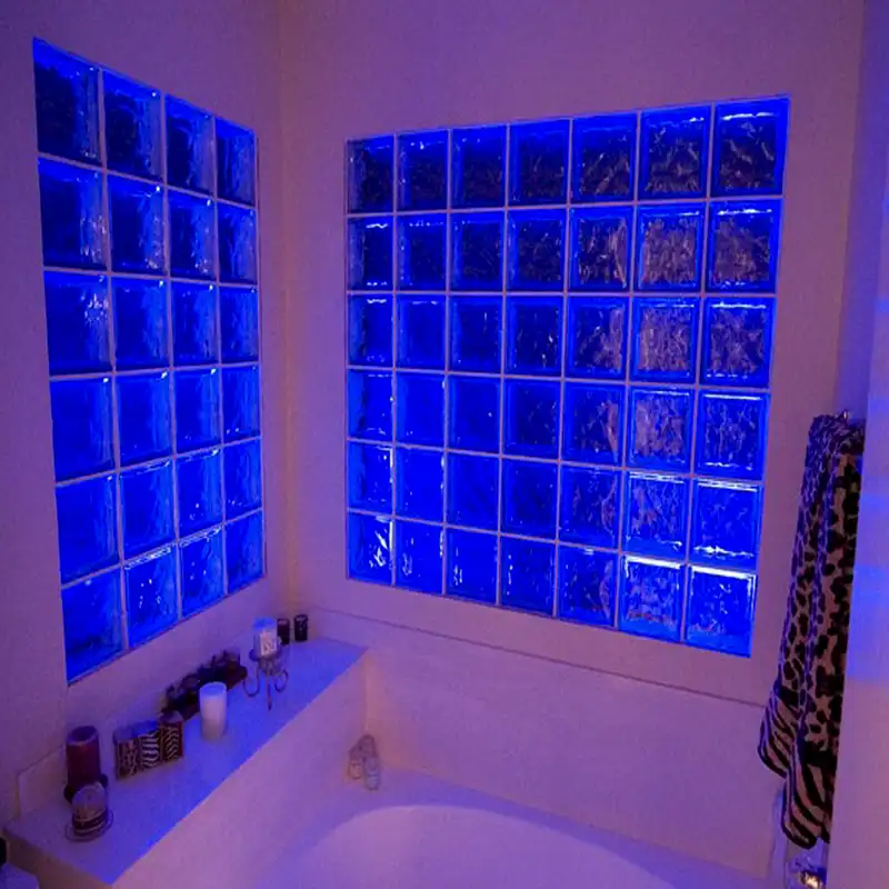 بلوک شیشه ای مدل موجی