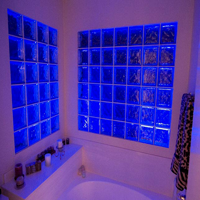 بلوک شیشه ای مدل موجی