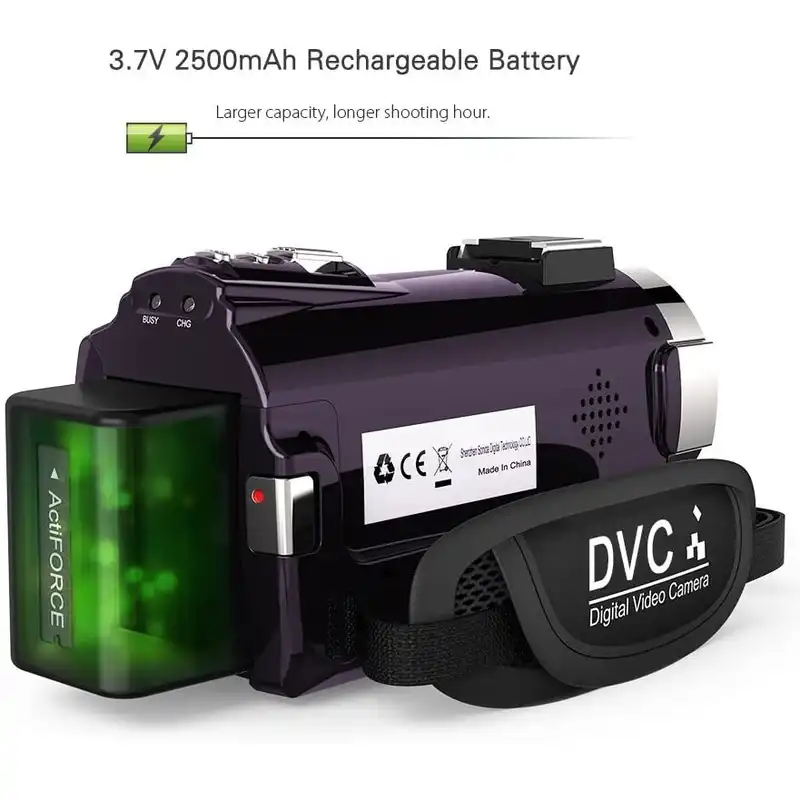 دوربین فیلم برداری آندویر مدل 4K Portable 48MP 16X Digital Zoom