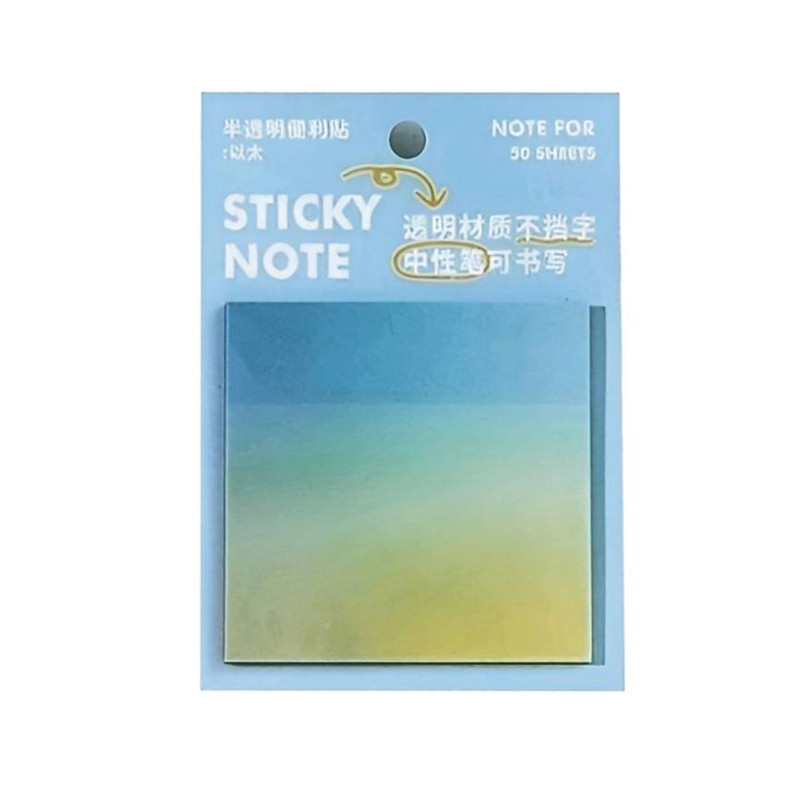 کاغذ چسب دار مدل شفاف  سایز 73 * 73 میلی متر