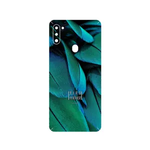 MAHOOT Green Feather Cover Sticker for Samsung Galaxy M11