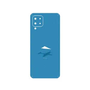MAHOOT Minimal Paper Airplane Cover Sticker for Samsung Galaxy M22