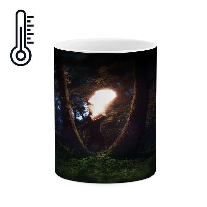 ماگ حرارتی کاکتی مدل منظره کد mgh17390