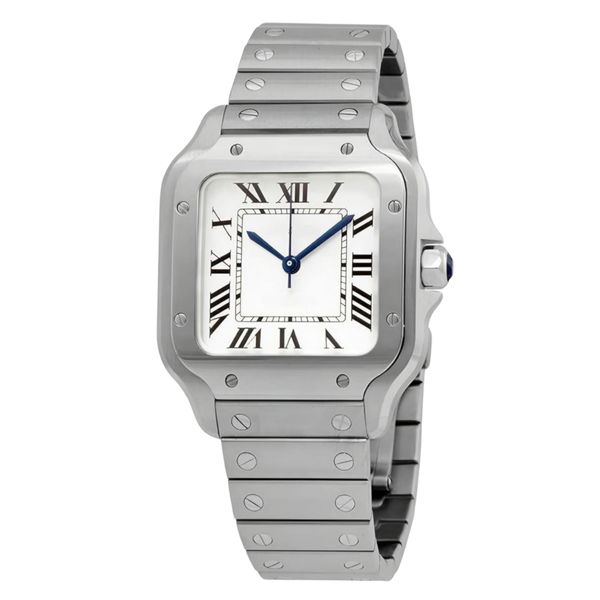 ساعت مچی عقربه‌ای مردانه مدل تک موتوره بند استیل قفل پروانه ای کد 01