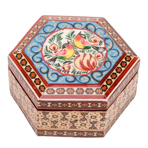 جعبه جواهرات خاتم کاری گالری گوهران مدل 562