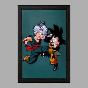 تابلو خندالو مدل گوتن و ترانکس انیمه دراگون بال Dragon Ball  کد 12057