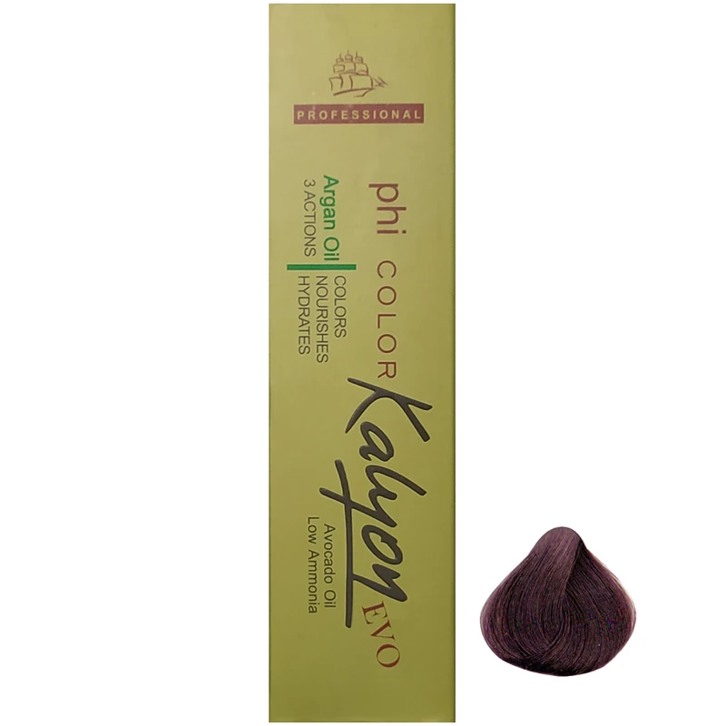  رنگ مو کالیون سری Violet شماره V2 حجم 125 میلی لیتر رنگ بادمجانی