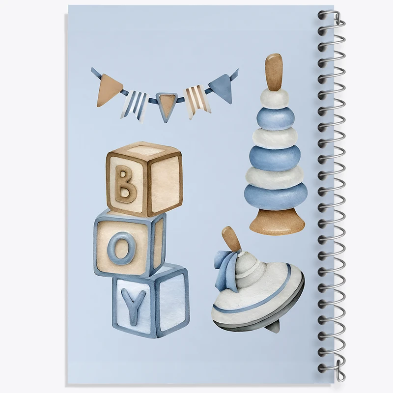 دفتر لیست خرید 50 برگ خندالو طرح Boy کد F5182