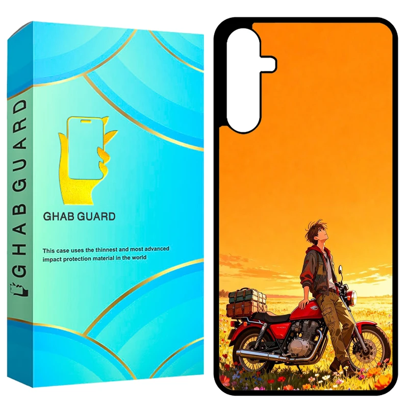 کاور قاب گارد طرح موتور سوار مدل GCHPA24 مناسب برای گوشی موبایل سامسونگ Galaxy A24 4G