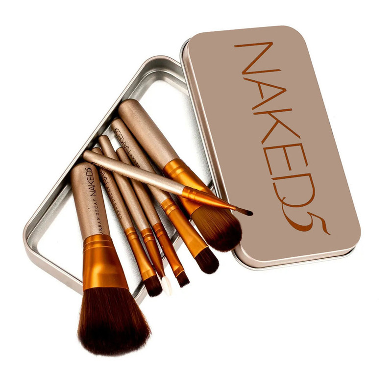 ست برس آرایشی مدل NAKED5 مجموعه 7 عددی