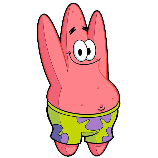 استیکر پارچه و لباس پاد آفرین طرح پاتریک کد 5344