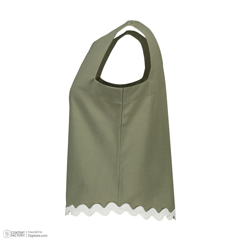 ست تاپ و شلوارک زنانه مدل ساده نوار بافت کد 6790