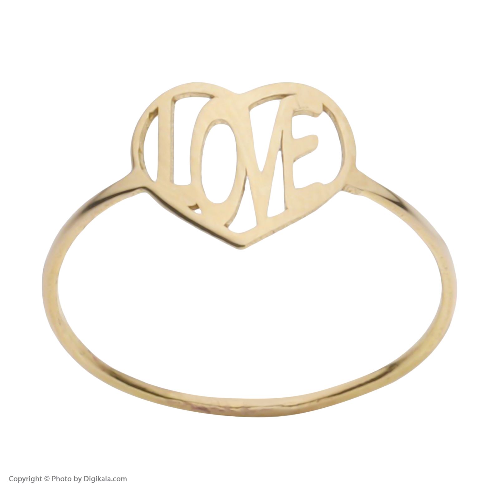 انگشتر طلا 18 عیار زنانه مایا ماهک مدل MR0891 سایز 55 -  - 2