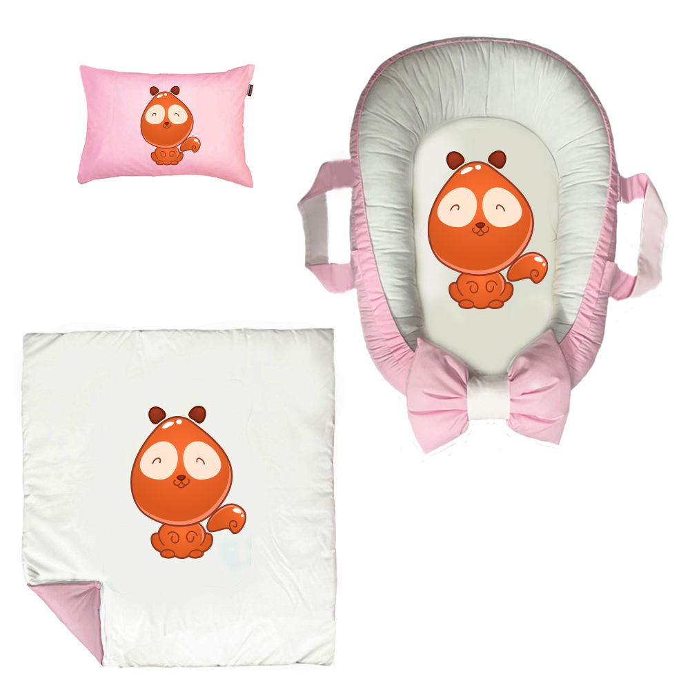 سرویس خواب نوزاد مدل گارد محافظ دار طرح فارسی کد 0031 مجموعه 3 عددی