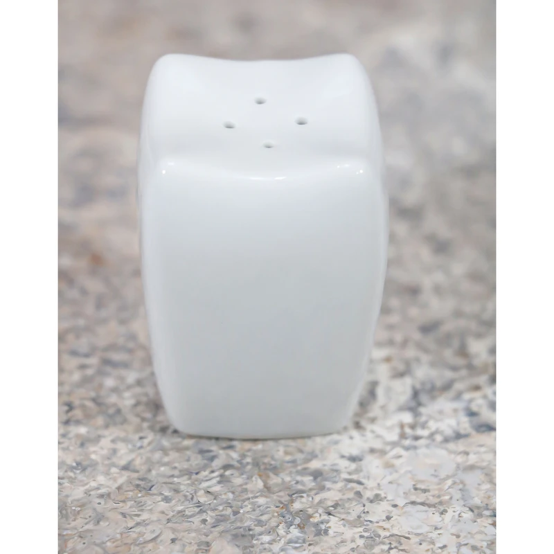 عکس شماره 2 : نمک پاش چینی مدل سفید بسته 6 عددی