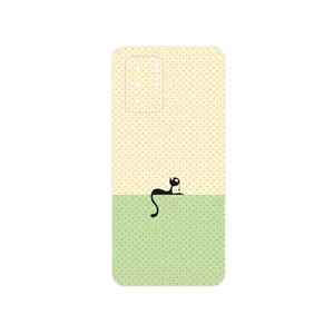 MAHOOT Minimal Internet Cat Icon Cover Sticker for Xiaomi Redmi Note 10 Pro China