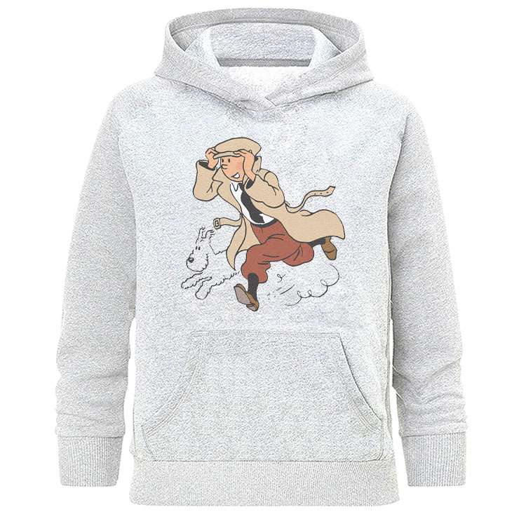 هودی زنانه طرح تن تن  مدل H350