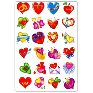 بر چسب مدل قلب