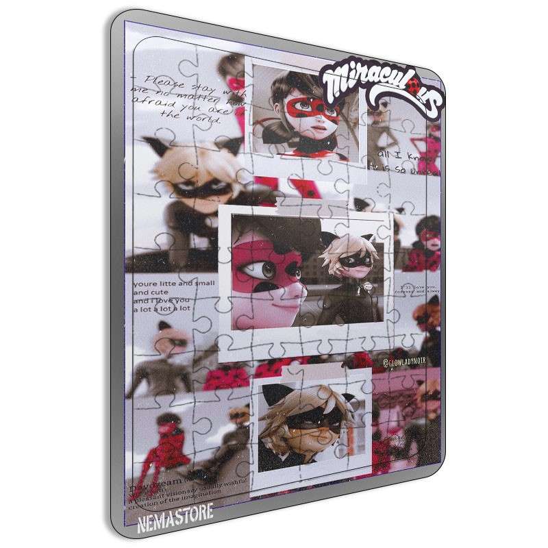 پازل 54 تکه نمااستور طرح دختر کفشدوزکی کد 1038