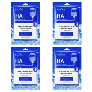 ماسک صورت سادور مدل هیالورونیک اسید مناسب برای انواع پوست وزن 25 گرم بسته 4 عددی