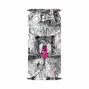 MAHOOT Collage of Catwalk Bridge-FullSkin Cover Sticker for Motorola Edge 40