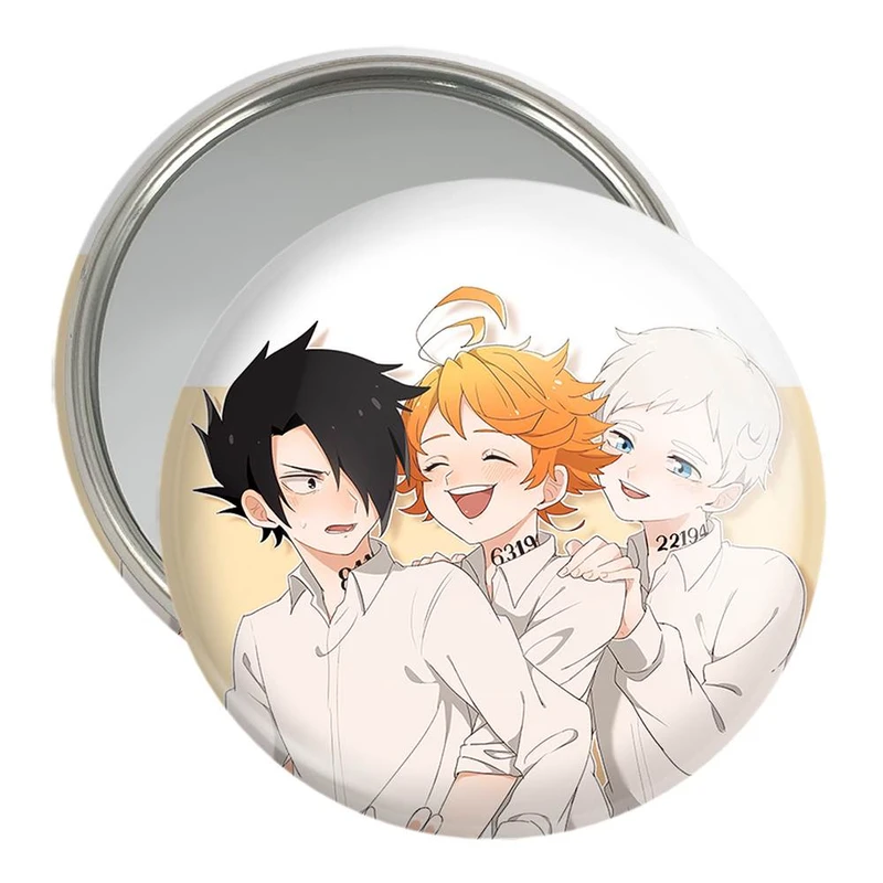 آینه جیبی خندالو مدل انیمه ناکجا آباد موعود Promised Neverland  کد 10118
