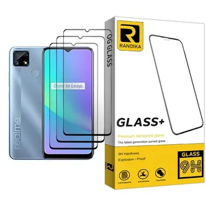 Randika Randika Glass MIX003 Screen Protector For Realme C25 Pack Of 3