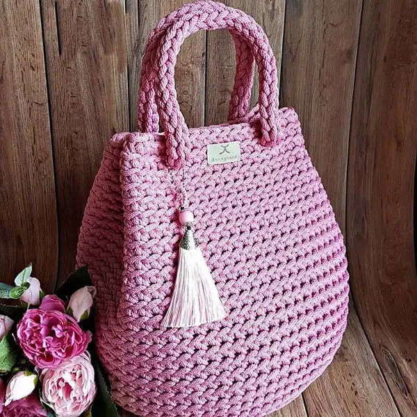 کیف بافتنی مدل ناز کد 04K