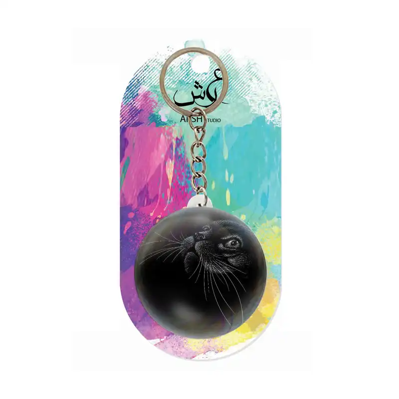 جاکلیدی عرش مدل فانتزی گربه کد Asj6082