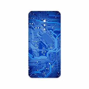 MAHOOT Blue Printed Circuit Board Cover Sticker for Oppo Realme X