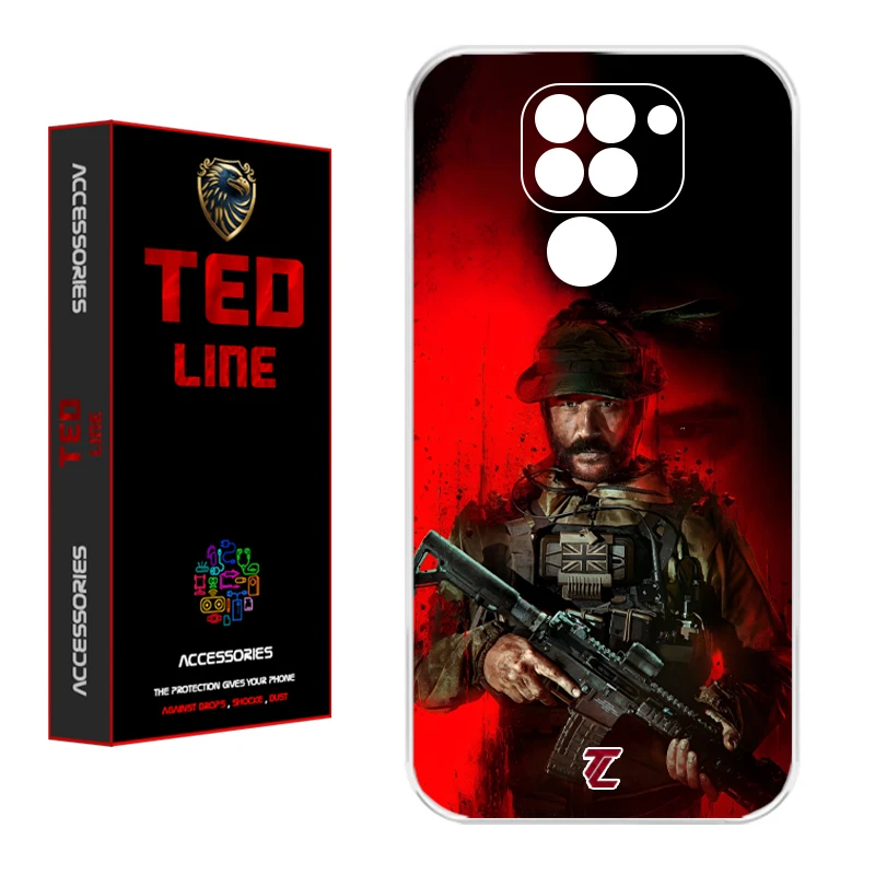 کاور تدلاین طرح کاپیتان پرایس کد 1200 مناسب برای گوشی موبایل شیائومی Redmi Note 9